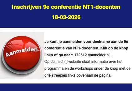 inschrijven 9e conferentie NT1-docenten